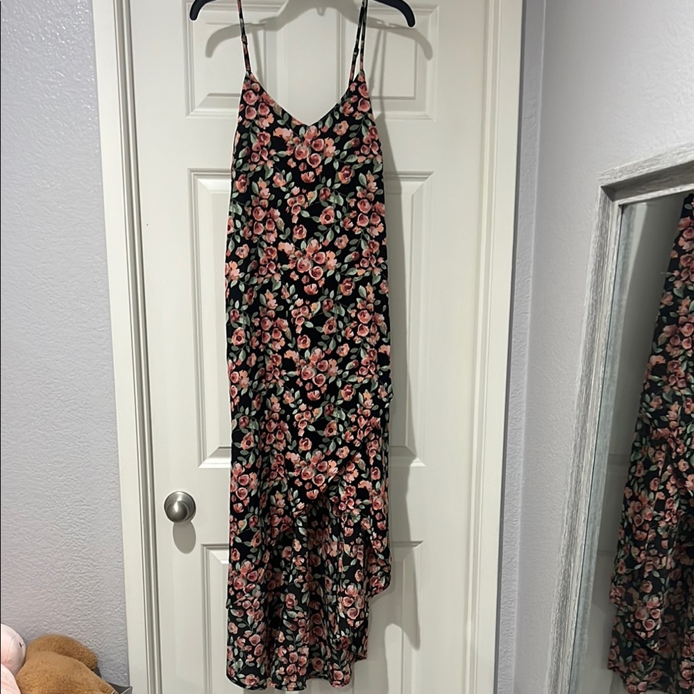 Floral Spaghetti Strap Dress